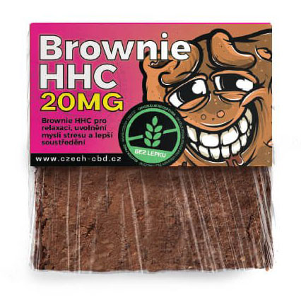 Brownie 20 mg HHC bezlepkové
