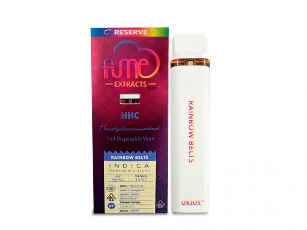 wpwpページ　CBP90%　rainbowbelts 1ml×４ Fume RAINBOW BELTS 90% HHC 1 ml :: Gurufarm